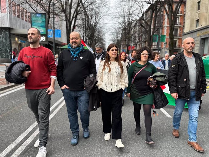 La candidata de Elkarrekin Podemos a lehendakari, Miren Gorrotxategi