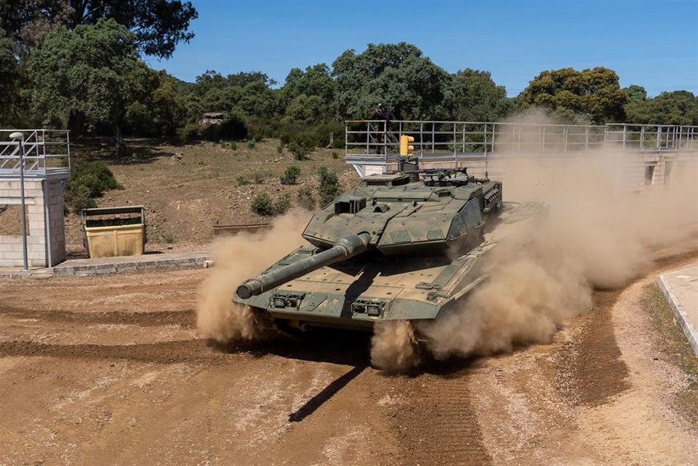 Archivo - Carro de combate Leopard