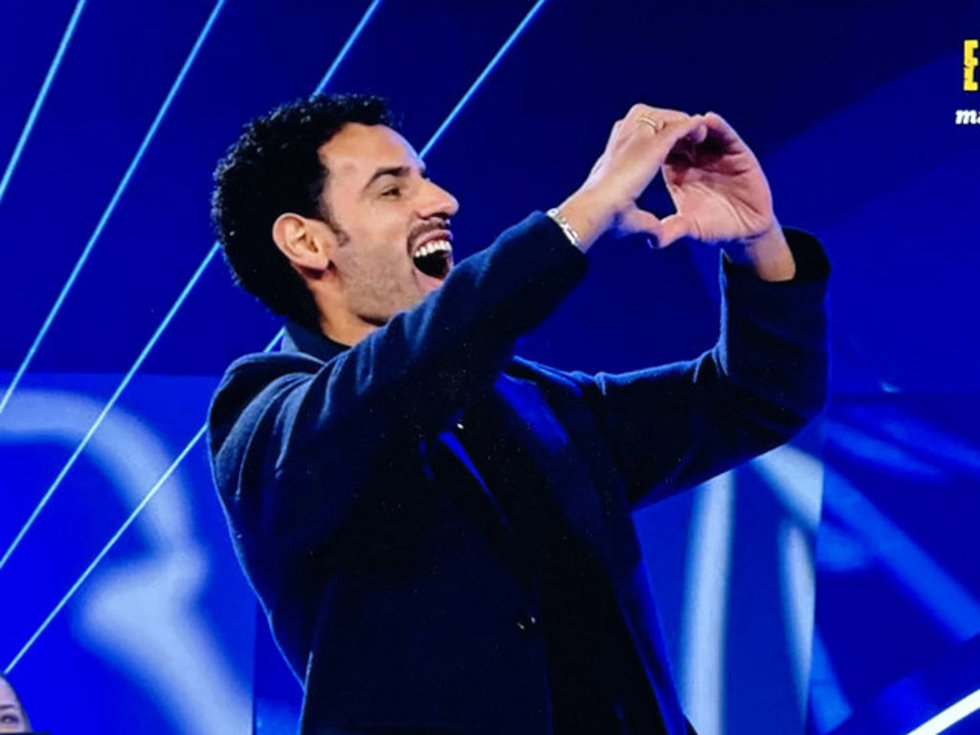 Asraf Beno durante la emisión de 'GH Dúo'.