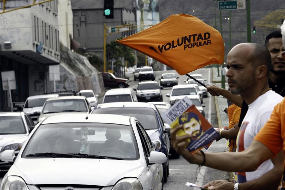 Archivo - Imagen de archivo de una manifestación de Voluntad Popular