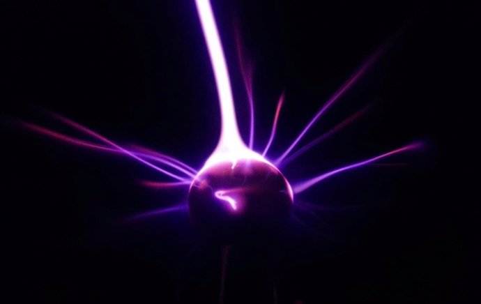 Impresión artística de un experimento cuántico