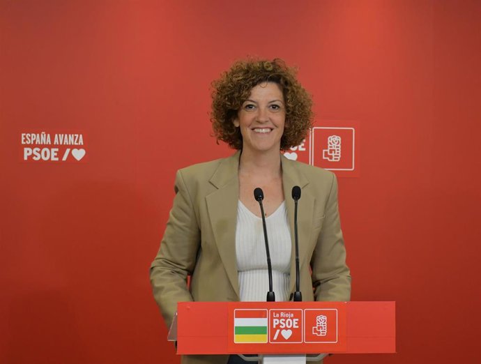 La secretaria de Organización del PSOE riojano, María Marrodán