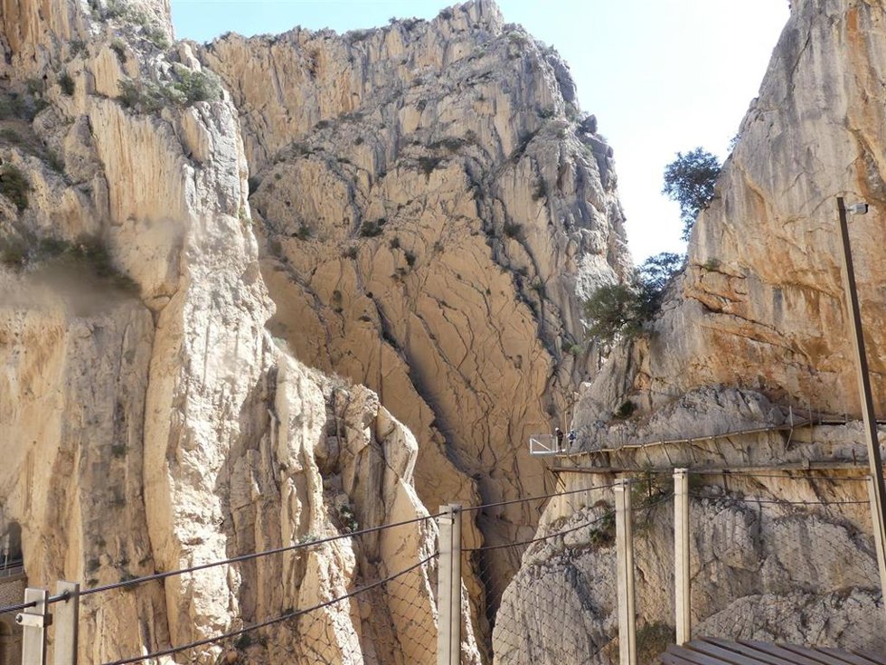 Archivo - Caminito del Rey en una imagen de archivo 