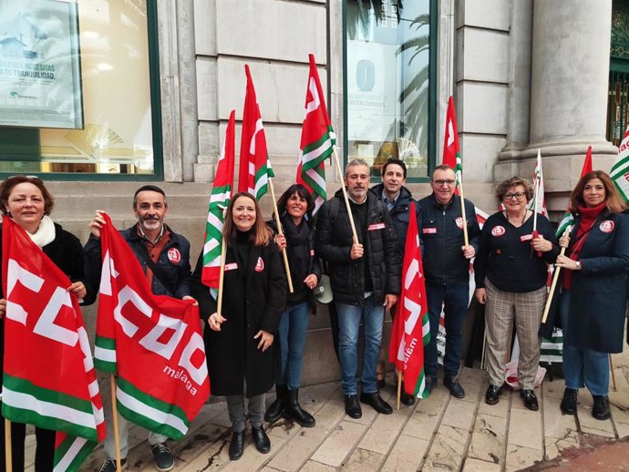 CCOO-A valora el alto seguimiento de los paros convocados en el sector financiero en Andalucía
