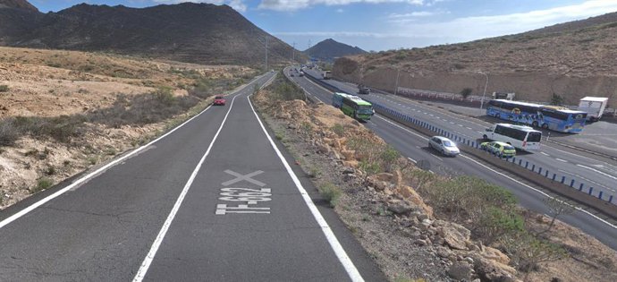 Carretera TF-662, en Arona