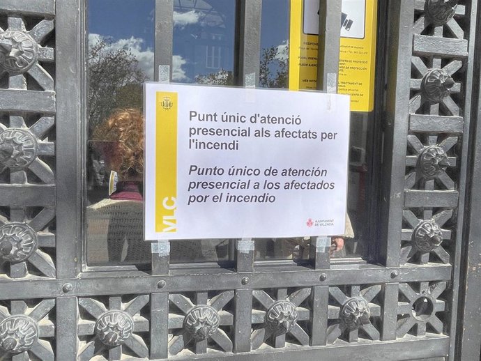 El Ayuntamiento de Valncia habilita un punto de atención en Tabacalera