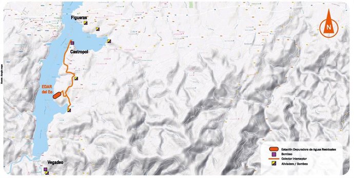 Ficha sobre el saneamiento de la ría del Eo