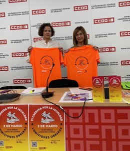 Presntación de la VI Carrera por la Igualdad organizada por CCOO Albacete.