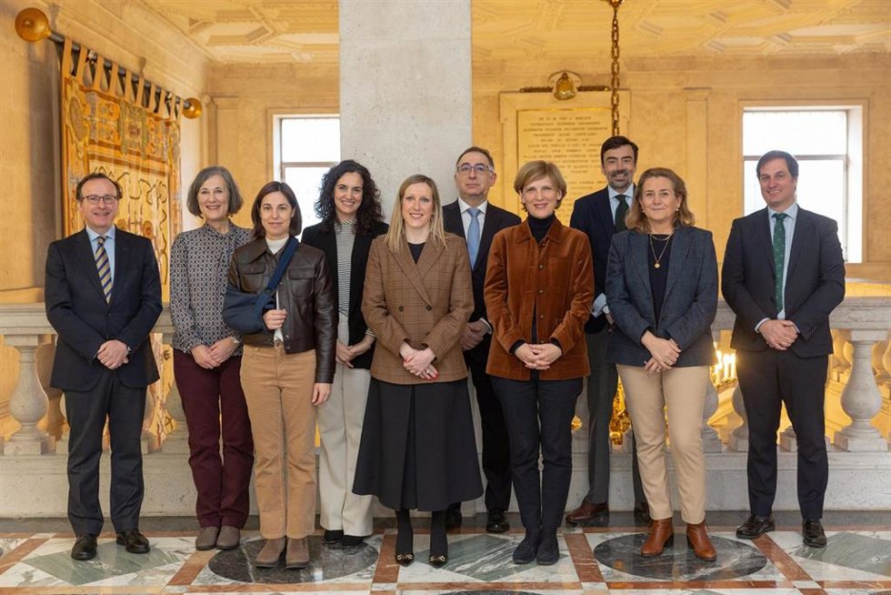 Visita del Gobierno a la Universidad de Navarra.