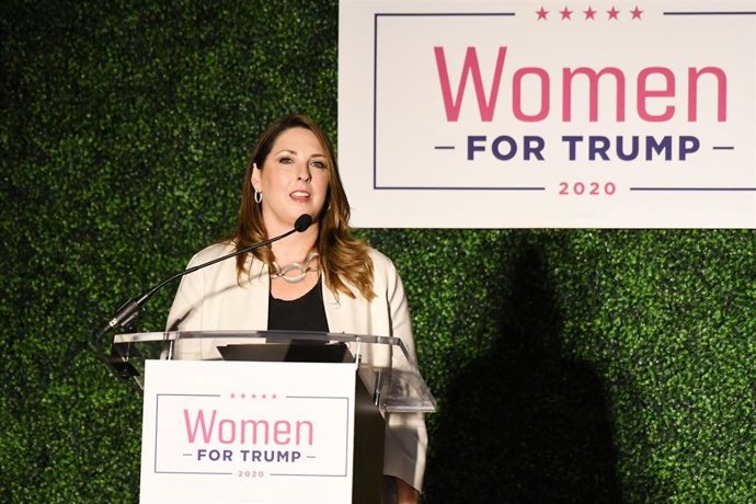 Archivo - Ronna McDaniel, presidenta del Comité Nacional Republicano