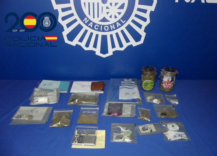 Droga intervenida a la pareja en Salamanca