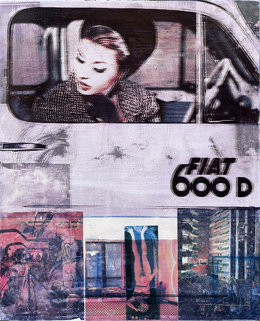 Archivo - Obra de Javier Menchaca, uno de los jóvenes seleccionados en la convocatoria de ayudas del Ayuntamiento de Salamanca