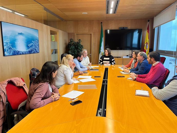 Mesa para el plan de ordenación de Chipiona.