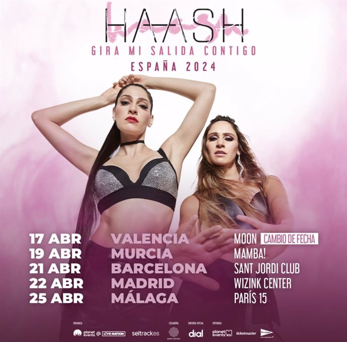 Ha*Ash regresan a España en 5 conciertos en abril tras 6 años de su última gira