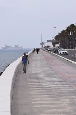 Archivo - Avenida Marítima de Las Palmas de Gran Canaria