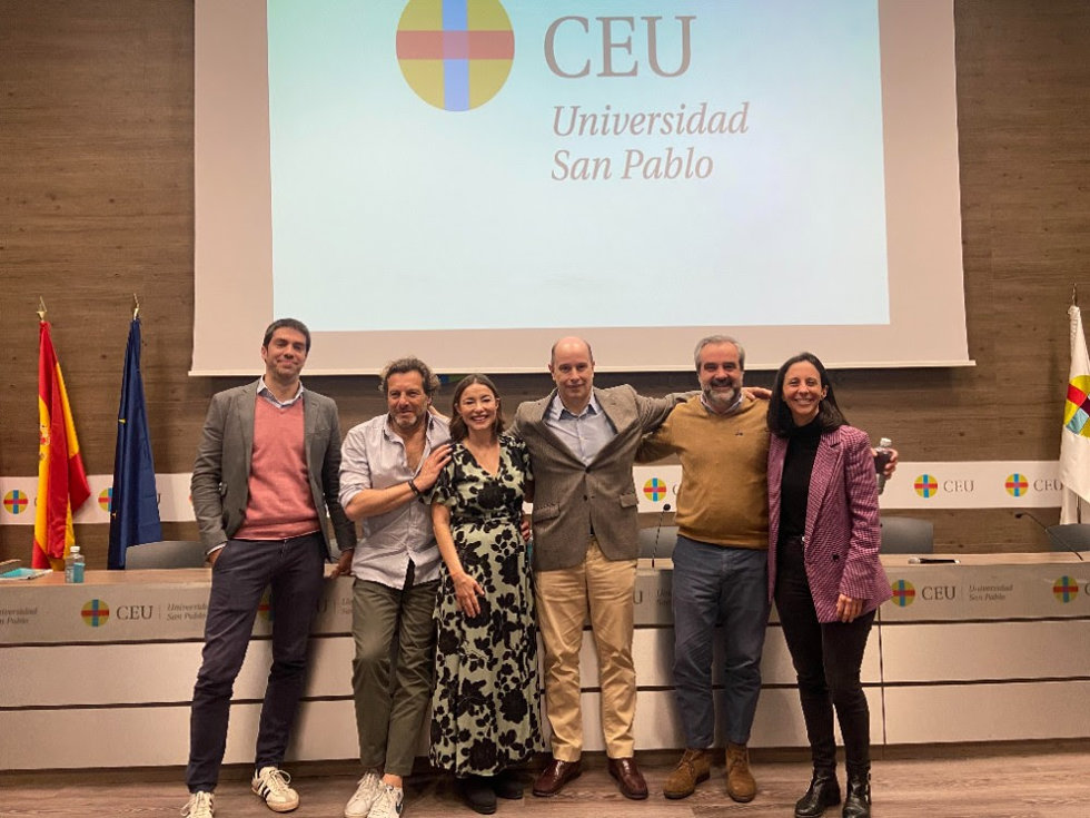 Ferrán Miquel (Isdin), Manuel Lencero (UnLimited Spain), Mónica Martín (Grupo MASMOVIL), Agustín Vitorica (Gawa Capital), Luis de Sande (AUARA) y Macarena Gasalla (CEU)