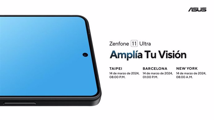 Asus anuncia el nuevo Zenfone 11 Ultra el próximo jueves 14 de marzo.
