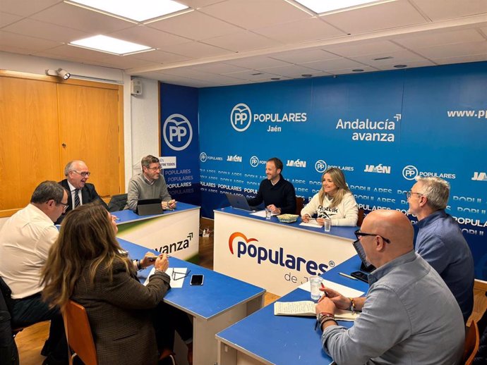 El presidente provincial del PP de Jaén, Erik Domínguez, ha reunido a su comité permanente para abordar determinados asuntos que conciernen al día a día del partido.