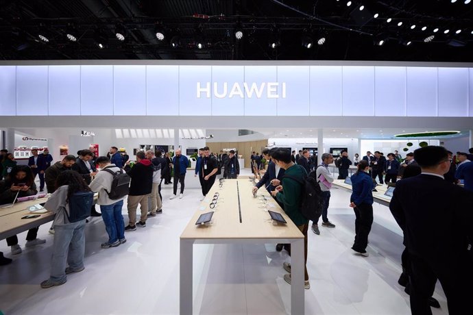 Stand de Huawei en el MWC de 2024.