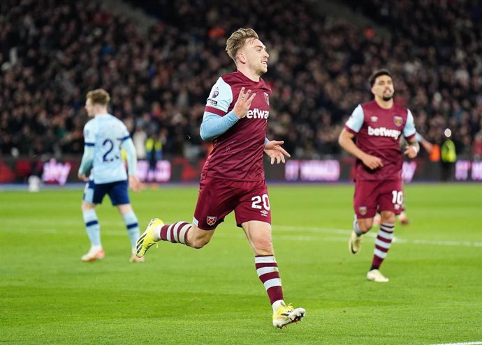 Jarrod Bowen en el West Ham United-Brentford