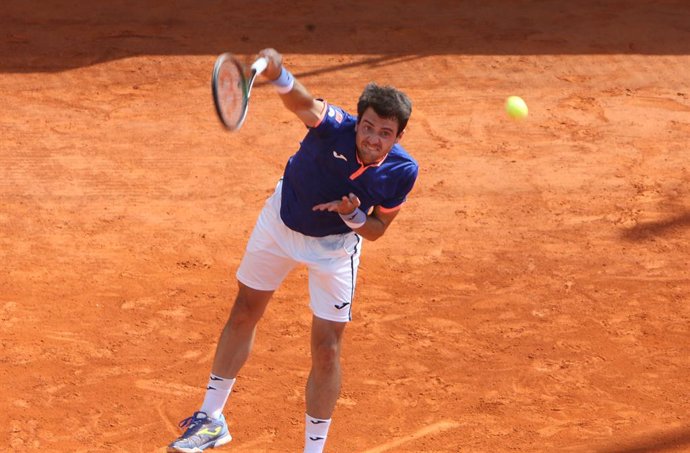 Archivo - Pedro Martinez of Spain during the Rolex Monte-Carlo Masters 2022, ATP Masters 1000 tennis tournament on April 12, 2022 at Monte-Carlo Country Club in Roquebrune-Cap-Martin, France - Photo Laurent Lairys / DPPI