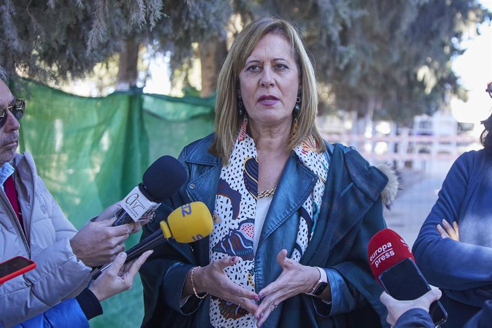Archivo - La portavoz del grupo socialista en la Diputación de Sevilla, Rosario Andújar.