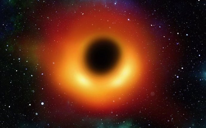 Astrónomos han detectado un agujero negro supermasivo extremadamente rojo en el universo primitivo que crece en las sombras