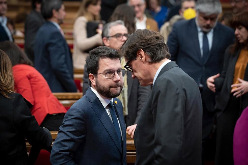 Archivo - El presidente de la Generalitat, Pere Aragons
