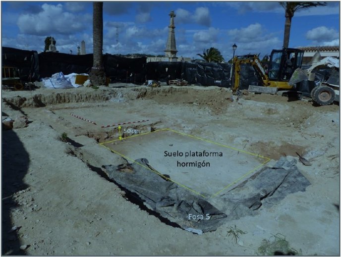 Fosa 5 del cementerio de Porreres