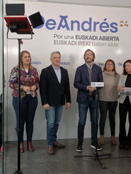 El PP vasco ha inaugurado este martes su sede electoral de Vitoria-Gasteiz,