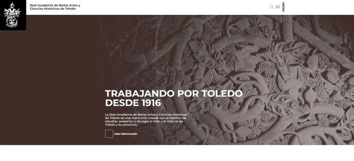 La web de la Real Academia de Ciencias Históricas de Toledo se vuelve más accesible y comprometida con la actualidad