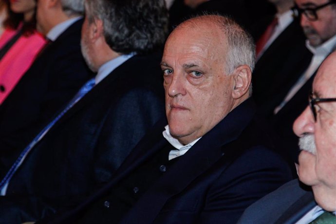 El presidente de LaLiga, Javier Tebas