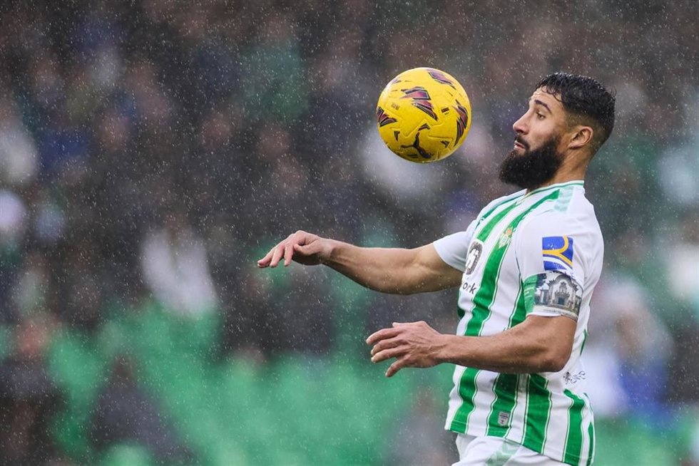 El jugador francés Nabil Fekir, en un partido con el Real Betis.