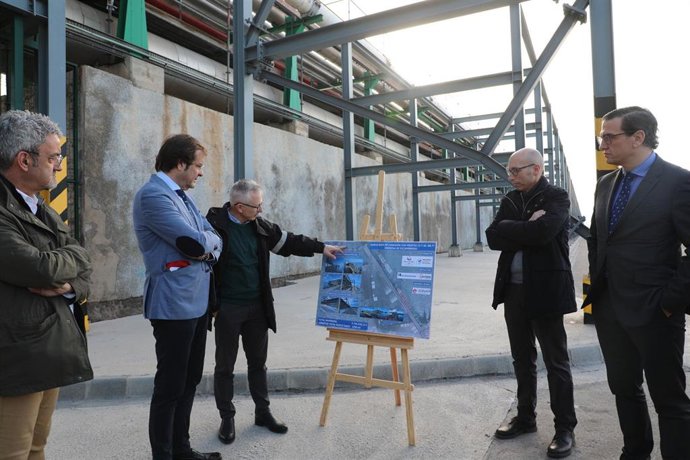 Imagen de la presentación del nuevo Rack de Tuberías en Escombreras