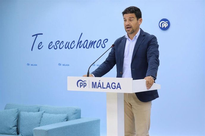 El coordinador general del PP de Málaga, Cristóbal Ortega.