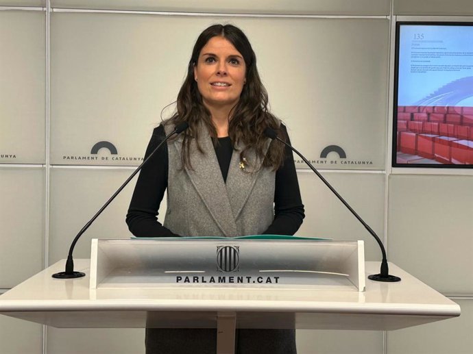 La portavoz de Junts en el Parlament, Mònica Sales