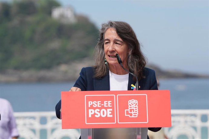 Archivo - La candidata del PSE-EE a la Alcaldía de San Sebastián y actual portavoz socialista en el Ayuntamiento, Marisol Garmendia