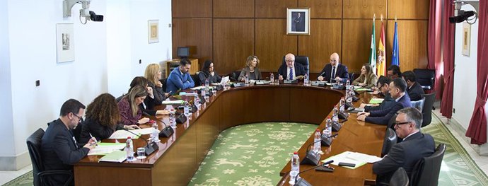 Reunión de la Junta de Portavoces del Parlamento andaluz.