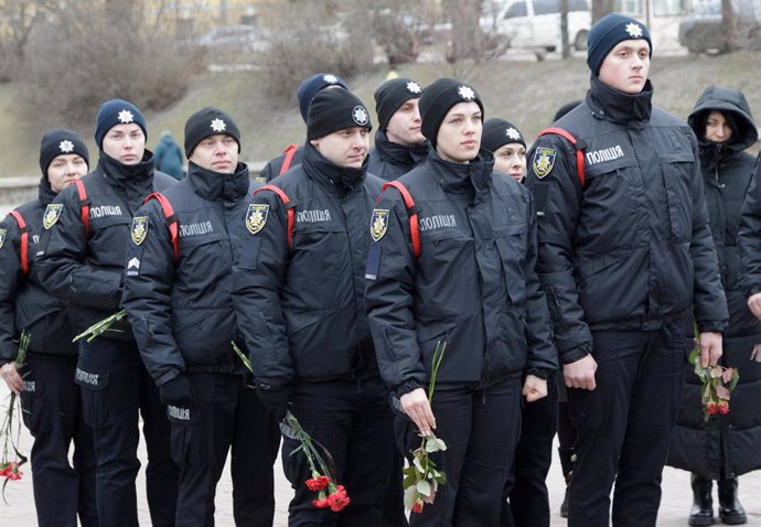 Policías ucranianos (imagen de archivo).