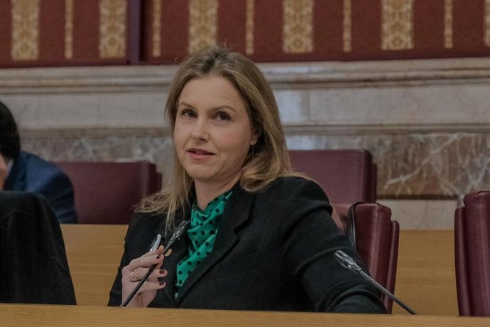 Archivo - La portavoz de Vox en el Ayuntamiento de Sevilla, Cristina Peláez, en una foto de archivo.