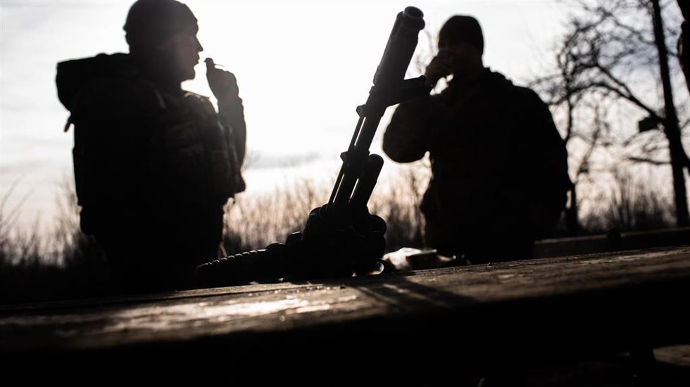 February 26, 2024, Donetsk, Donetsk, Ukraine: Soldiers of the Ukrainian army rest from their activities in the city of Chasiv Yar