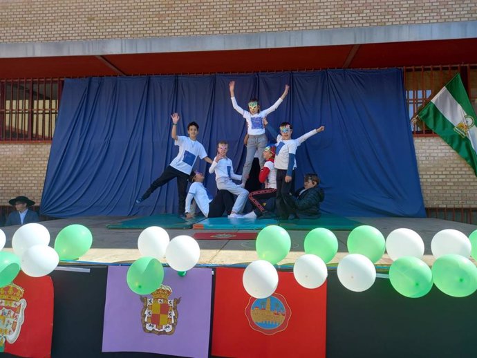 Celebración del Día de Andalucía en los centros escolares onubenses.