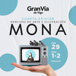 La cuarta edición del Mercado de Arte e Ilustración Mona llega a Vigo este jueves.