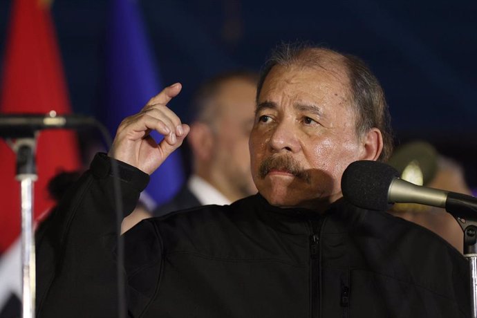 Archivo - El presidente de Nicaragua, Daniel Ortega