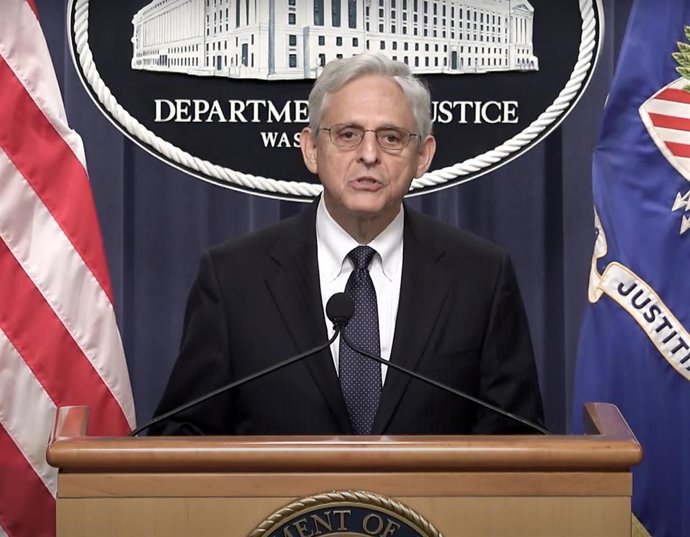 Archivo - El fiscal general de EEUU, Merrick Garland