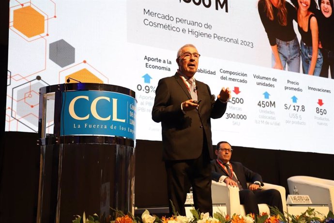 Ángel Acevedo, presidente del Gremio de Cosmética e Higiene Personal (Copecoh) de la Cámara de Comercio de Lima (CCL), expone las proyecciones del mercado para 2024.