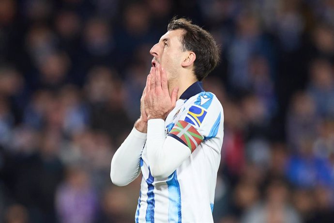 Mikel Oyarzabal con la Real Sociedad