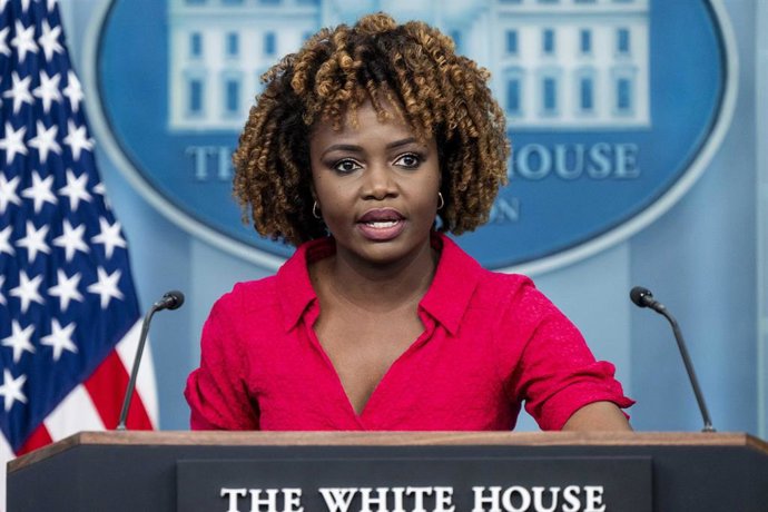 La portavoz de la Casa Blanca, Karine Jean-Pierre