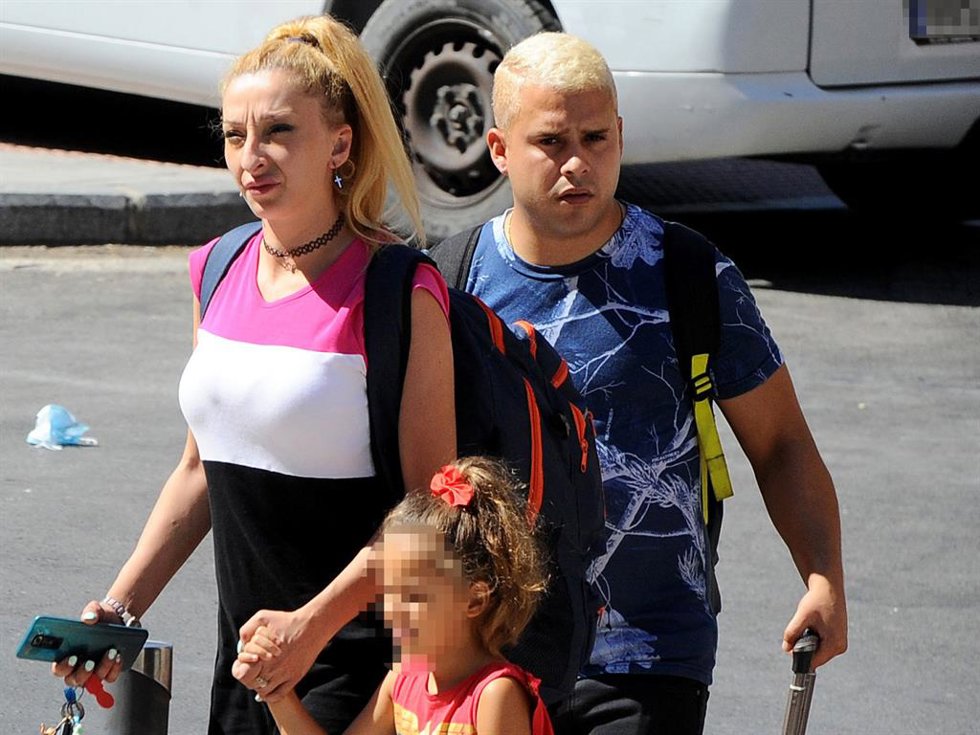 Michu, José Fernando y su hija Rocío en una imagen de archivo