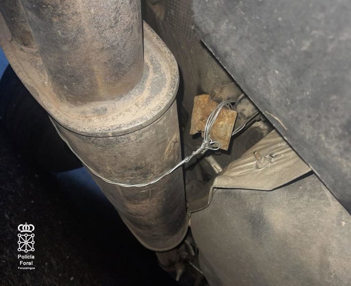 Tubo de escape del vehículo